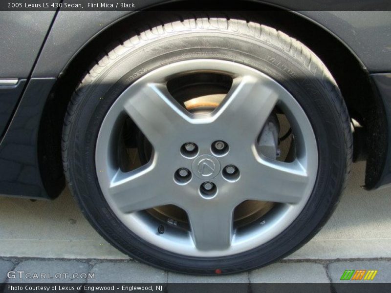 Flint Mica / Black 2005 Lexus LS 430 Sedan