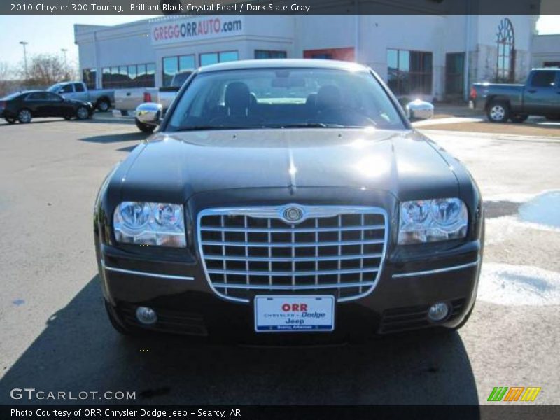 Brilliant Black Crystal Pearl / Dark Slate Gray 2010 Chrysler 300 Touring