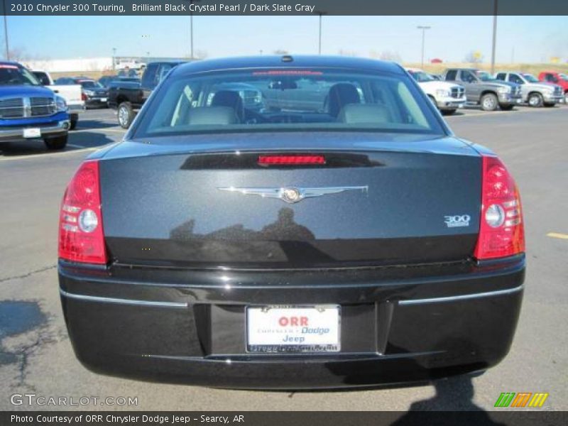 Brilliant Black Crystal Pearl / Dark Slate Gray 2010 Chrysler 300 Touring