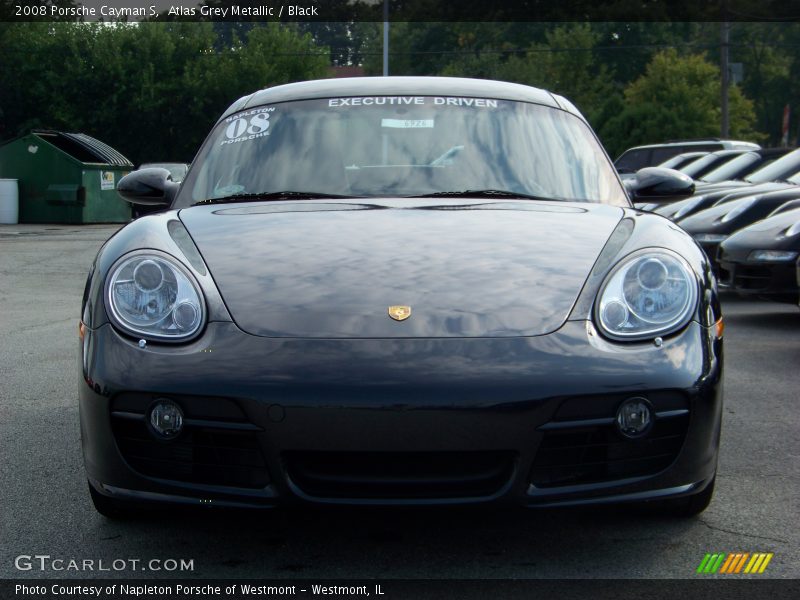 Atlas Grey Metallic / Black 2008 Porsche Cayman S
