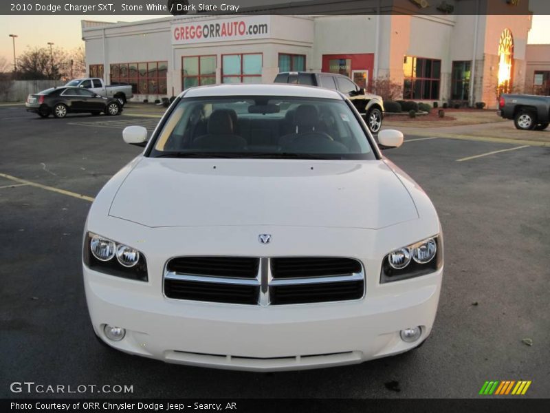 Stone White / Dark Slate Gray 2010 Dodge Charger SXT