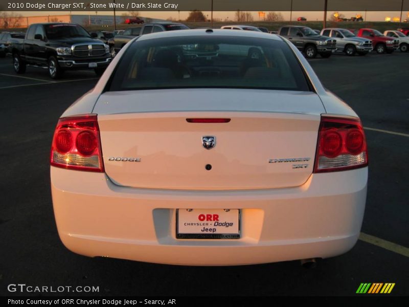 Stone White / Dark Slate Gray 2010 Dodge Charger SXT
