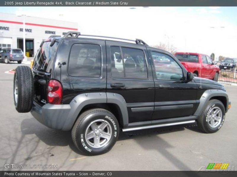 Black Clearcoat / Medium Slate Gray 2005 Jeep Liberty Renegade 4x4