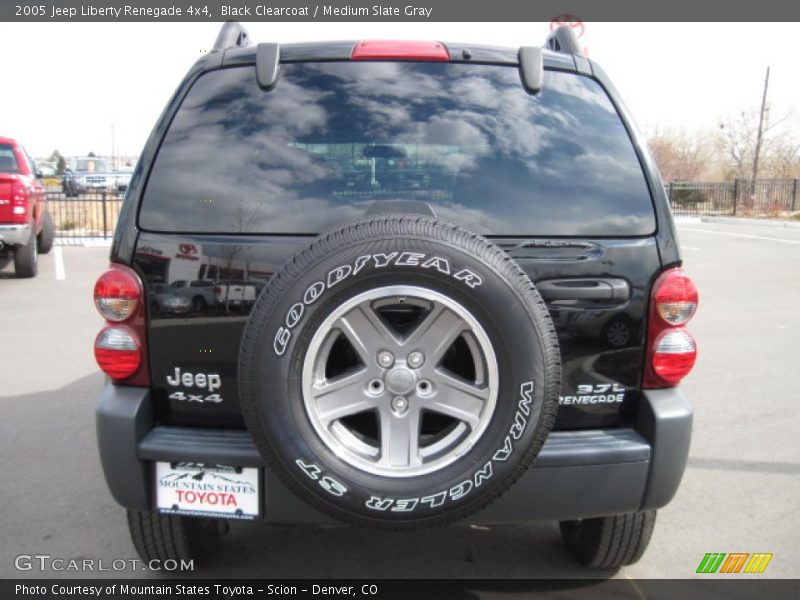 Black Clearcoat / Medium Slate Gray 2005 Jeep Liberty Renegade 4x4