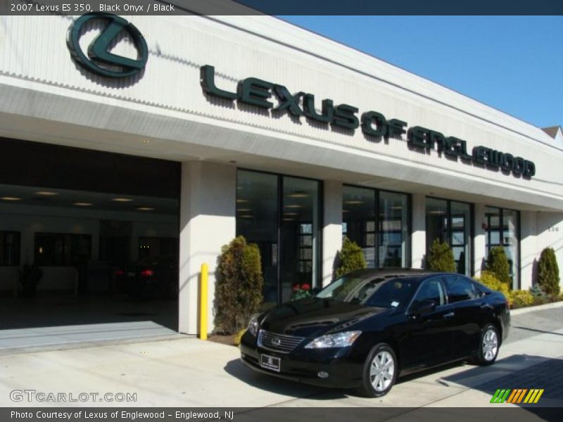 Black Onyx / Black 2007 Lexus ES 350