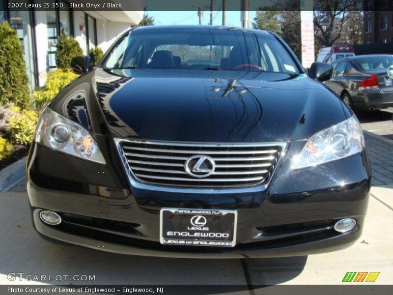 Black Onyx / Black 2007 Lexus ES 350
