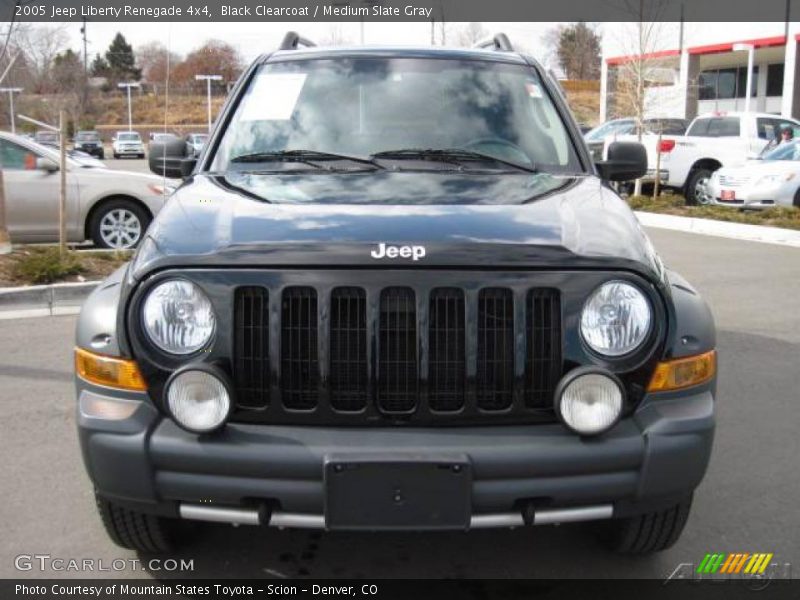 Black Clearcoat / Medium Slate Gray 2005 Jeep Liberty Renegade 4x4