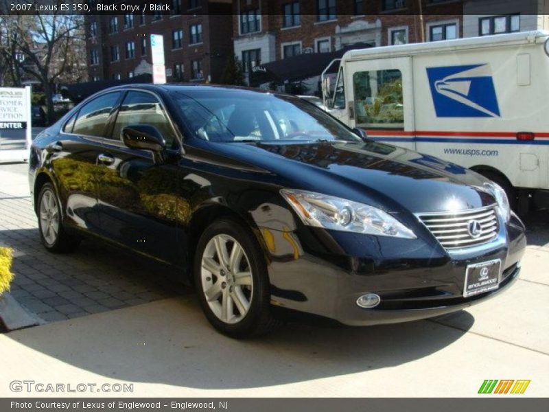 Black Onyx / Black 2007 Lexus ES 350
