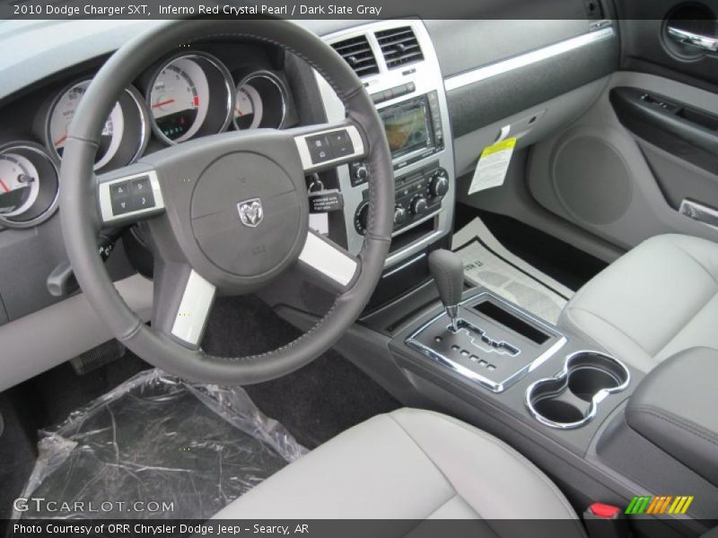 Inferno Red Crystal Pearl / Dark Slate Gray 2010 Dodge Charger SXT