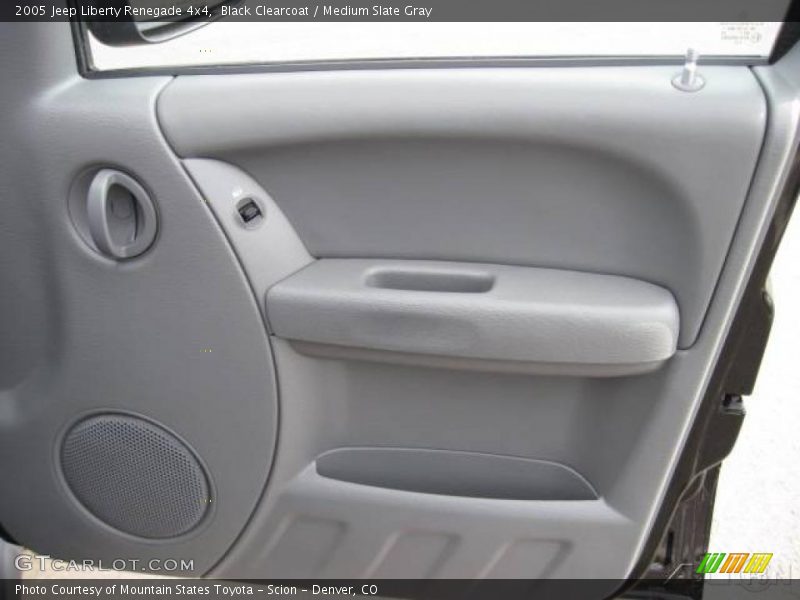 Black Clearcoat / Medium Slate Gray 2005 Jeep Liberty Renegade 4x4
