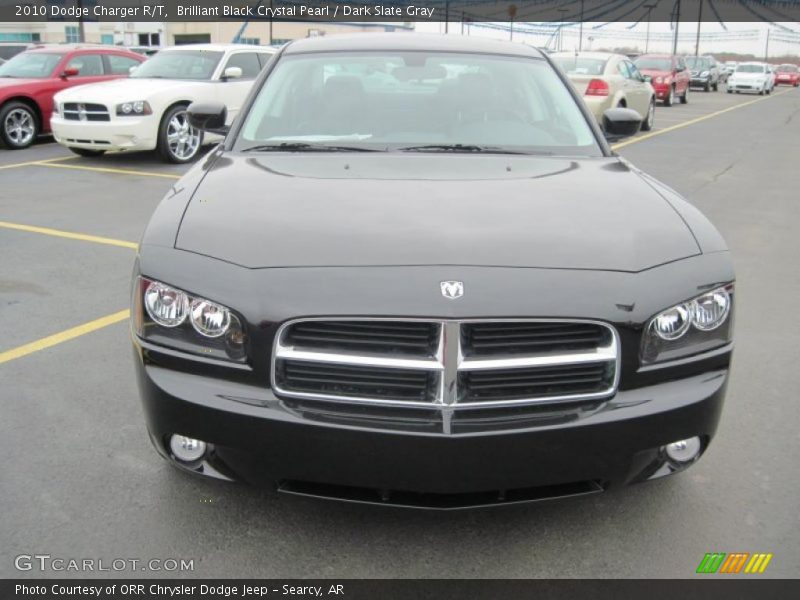 Brilliant Black Crystal Pearl / Dark Slate Gray 2010 Dodge Charger R/T
