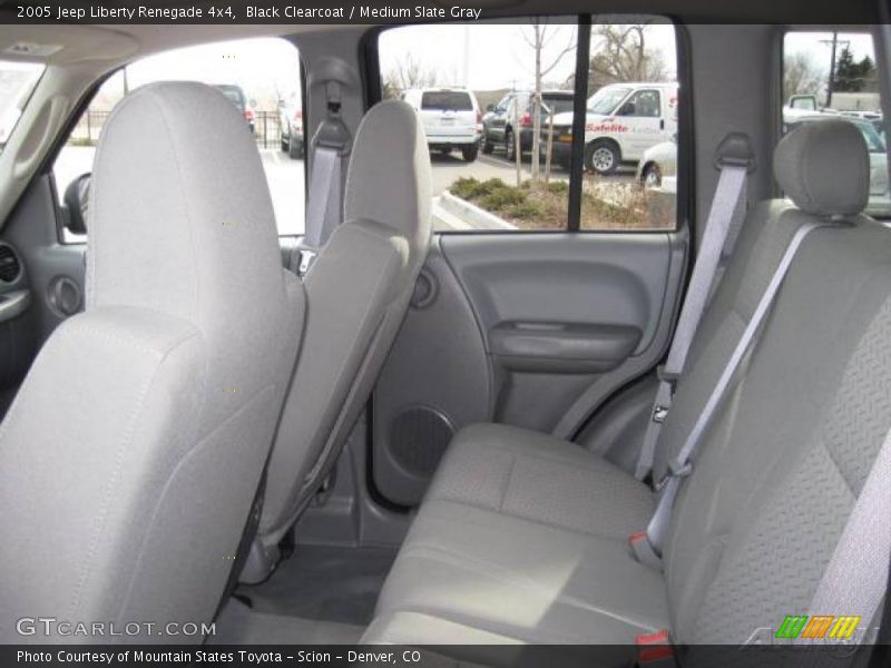 Black Clearcoat / Medium Slate Gray 2005 Jeep Liberty Renegade 4x4