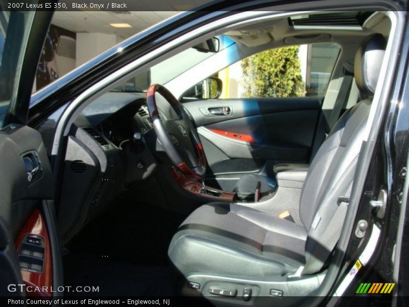 Black Onyx / Black 2007 Lexus ES 350