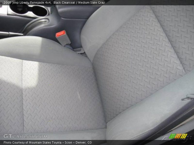 Black Clearcoat / Medium Slate Gray 2005 Jeep Liberty Renegade 4x4