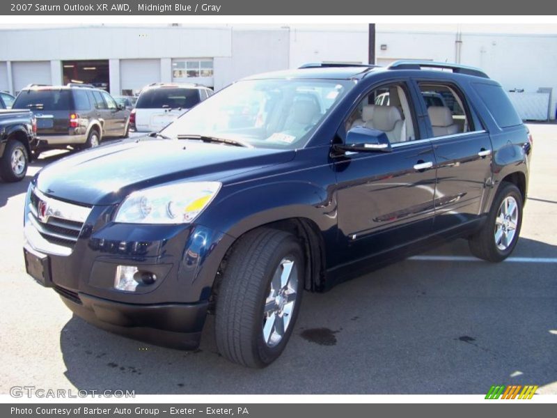 Midnight Blue / Gray 2007 Saturn Outlook XR AWD