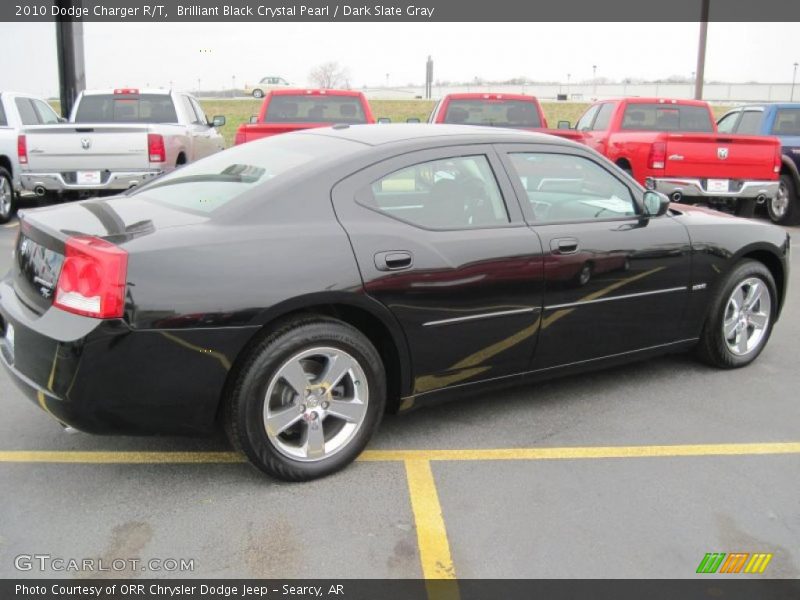 Brilliant Black Crystal Pearl / Dark Slate Gray 2010 Dodge Charger R/T
