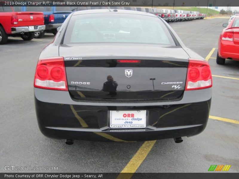 Brilliant Black Crystal Pearl / Dark Slate Gray 2010 Dodge Charger R/T