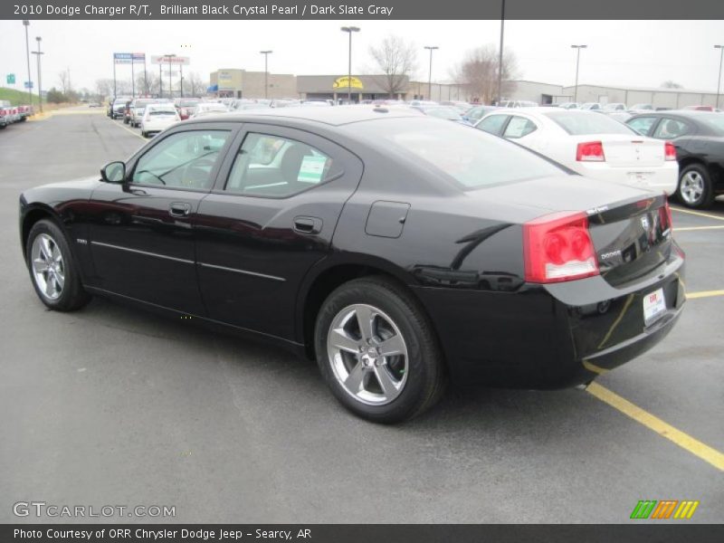 Brilliant Black Crystal Pearl / Dark Slate Gray 2010 Dodge Charger R/T