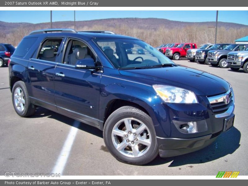 Midnight Blue / Gray 2007 Saturn Outlook XR AWD