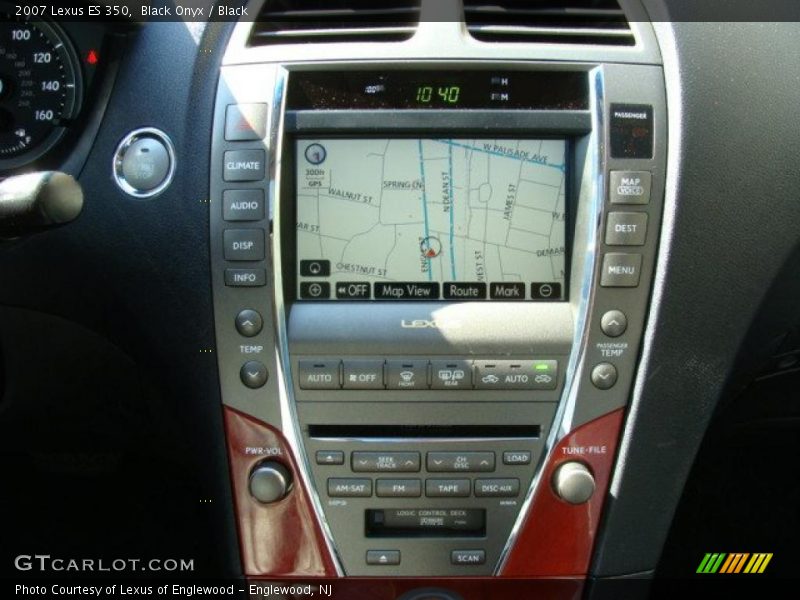 Black Onyx / Black 2007 Lexus ES 350