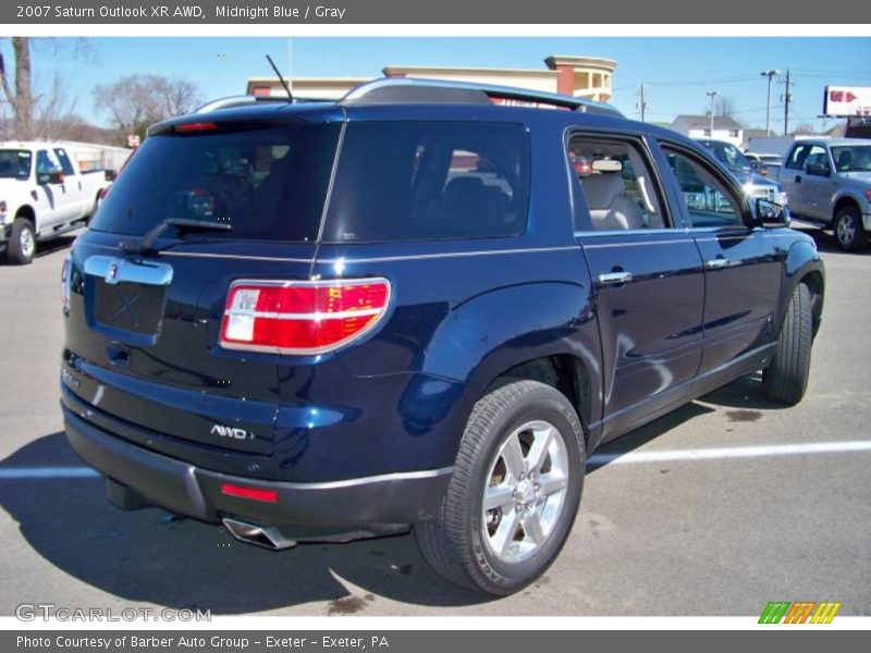 Midnight Blue / Gray 2007 Saturn Outlook XR AWD