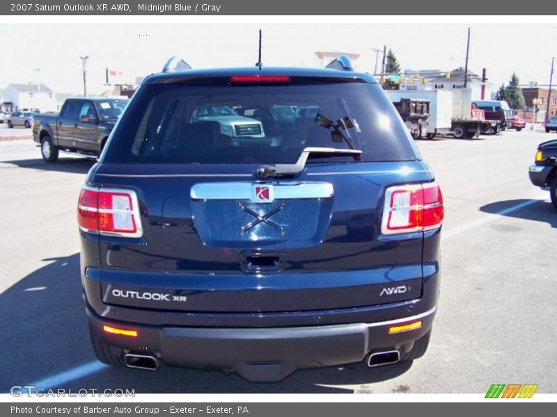 Midnight Blue / Gray 2007 Saturn Outlook XR AWD