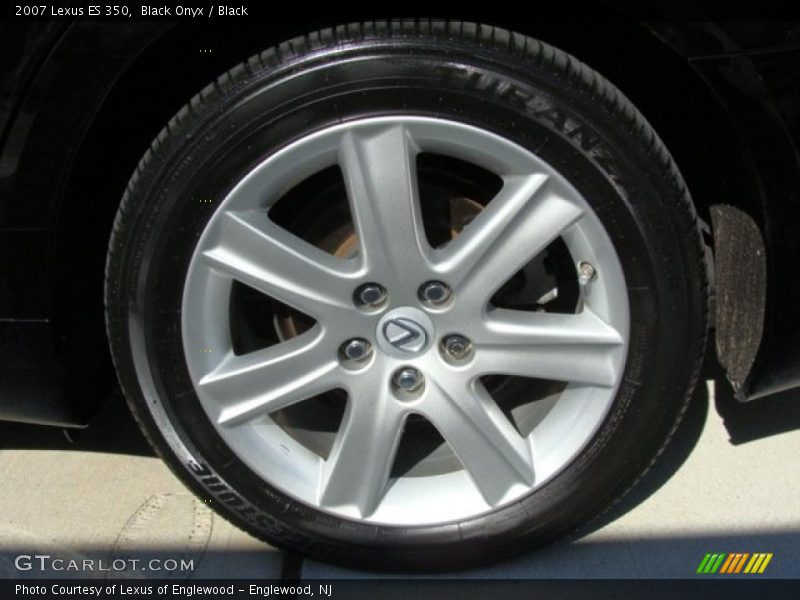 Black Onyx / Black 2007 Lexus ES 350