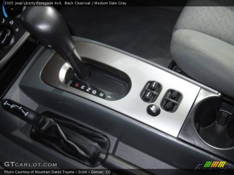 Black Clearcoat / Medium Slate Gray 2005 Jeep Liberty Renegade 4x4