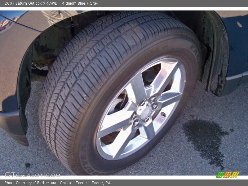 Midnight Blue / Gray 2007 Saturn Outlook XR AWD
