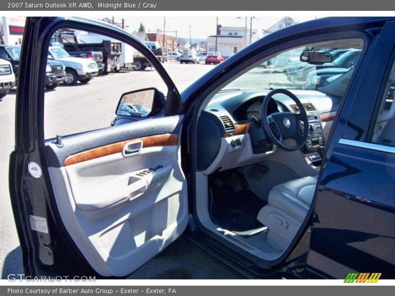 Midnight Blue / Gray 2007 Saturn Outlook XR AWD