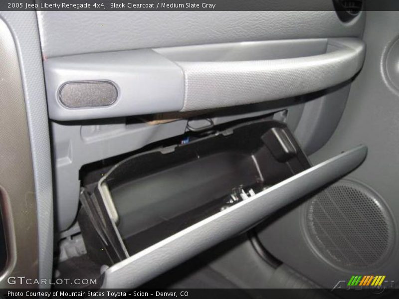 Black Clearcoat / Medium Slate Gray 2005 Jeep Liberty Renegade 4x4