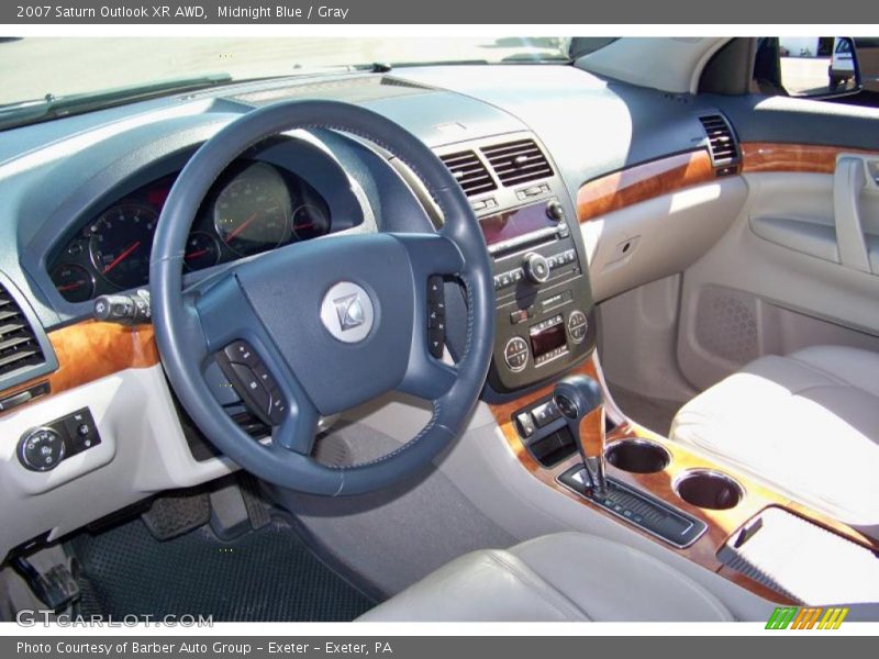 Midnight Blue / Gray 2007 Saturn Outlook XR AWD