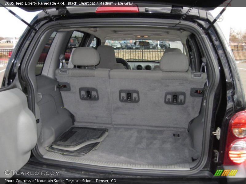 Black Clearcoat / Medium Slate Gray 2005 Jeep Liberty Renegade 4x4