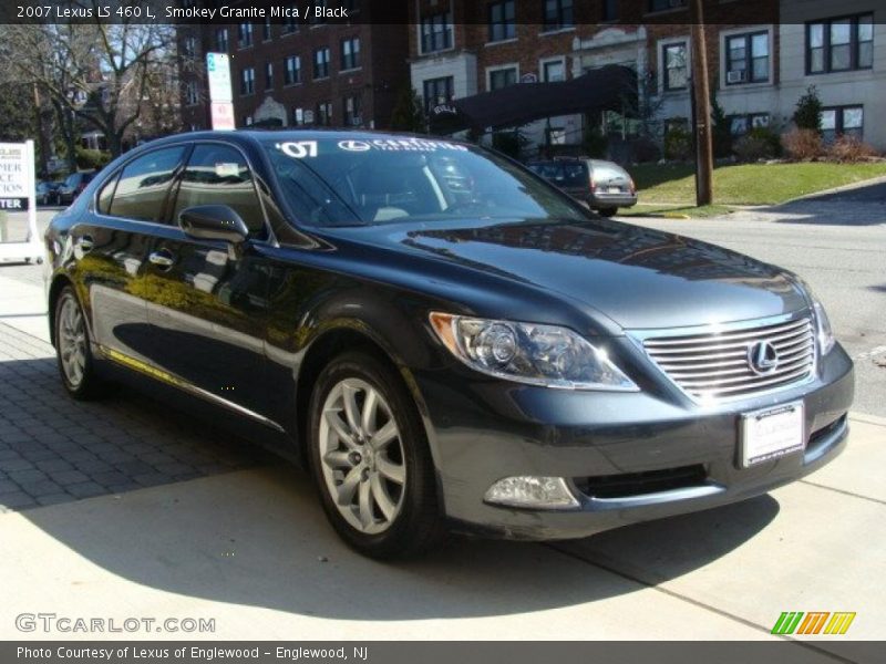 Smokey Granite Mica / Black 2007 Lexus LS 460 L