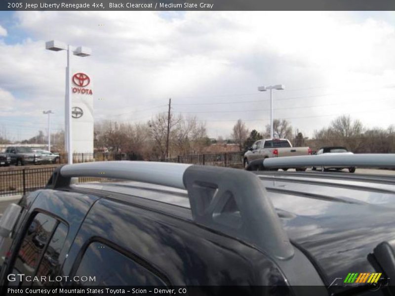 Black Clearcoat / Medium Slate Gray 2005 Jeep Liberty Renegade 4x4