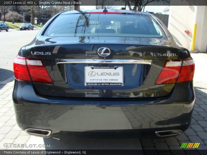 Smokey Granite Mica / Black 2007 Lexus LS 460 L