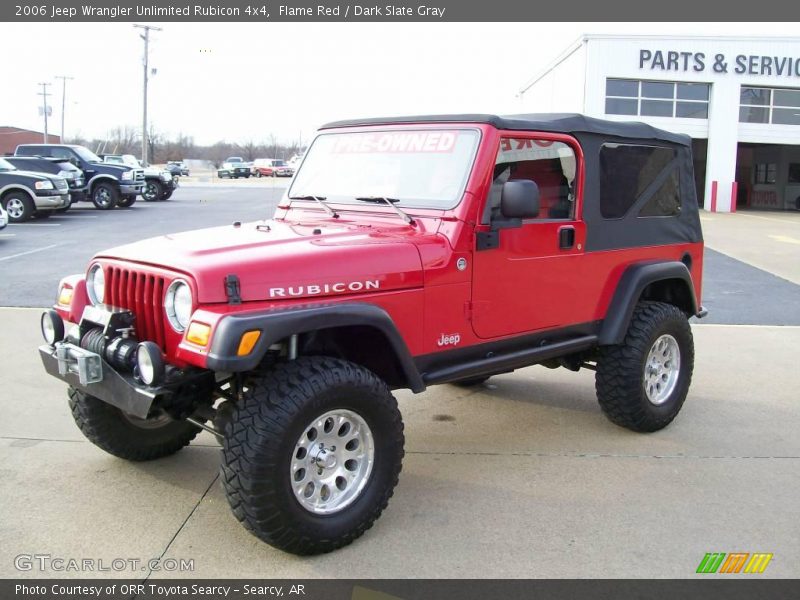 Flame Red / Dark Slate Gray 2006 Jeep Wrangler Unlimited Rubicon 4x4