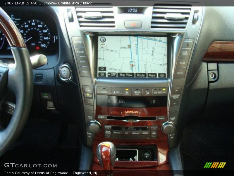 Smokey Granite Mica / Black 2007 Lexus LS 460 L