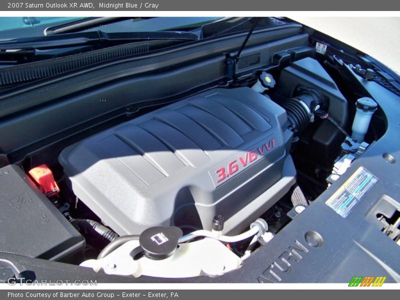 Midnight Blue / Gray 2007 Saturn Outlook XR AWD