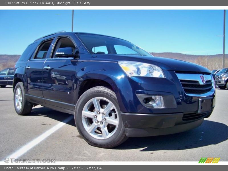 Midnight Blue / Gray 2007 Saturn Outlook XR AWD