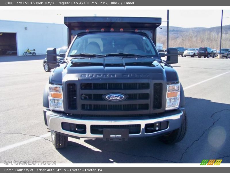 Black / Camel 2008 Ford F550 Super Duty XL Regular Cab 4x4 Dump Truck