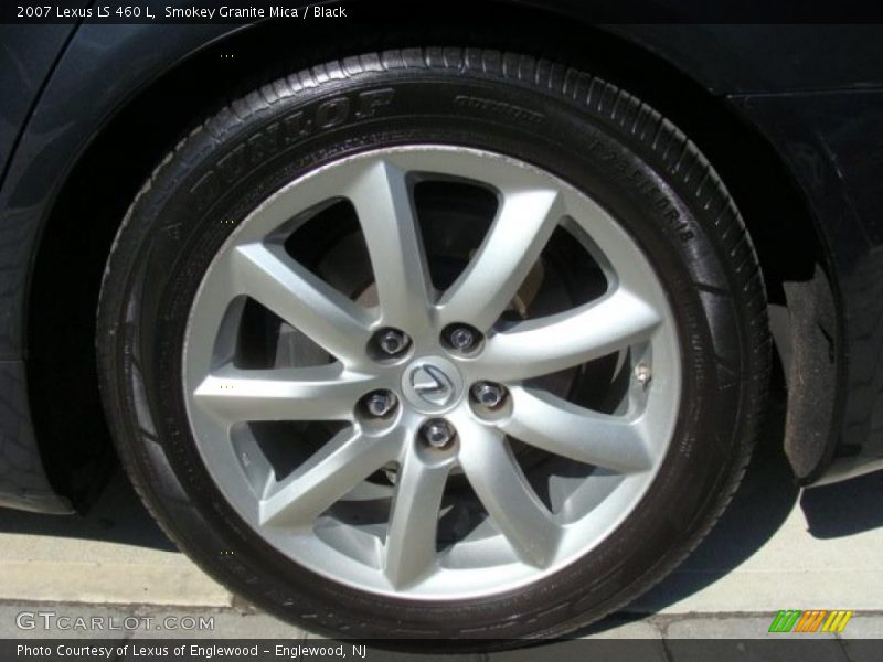 Smokey Granite Mica / Black 2007 Lexus LS 460 L