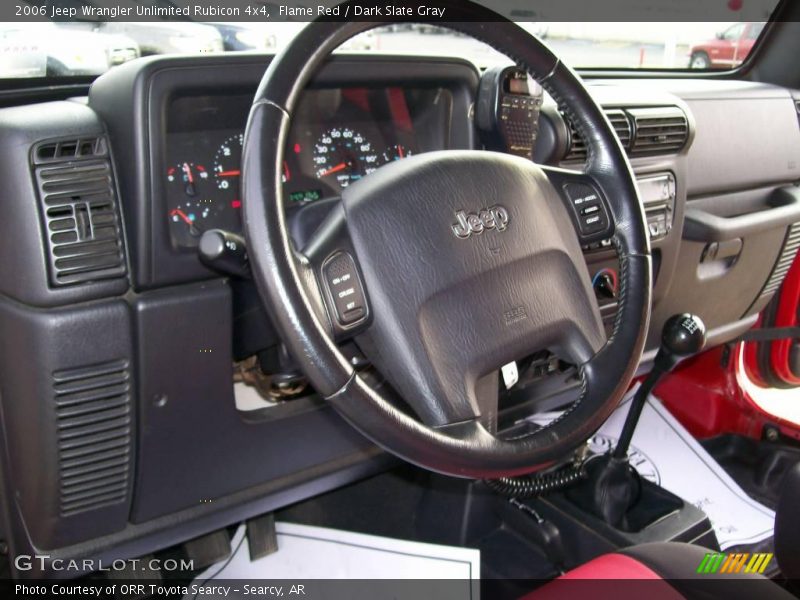 Flame Red / Dark Slate Gray 2006 Jeep Wrangler Unlimited Rubicon 4x4