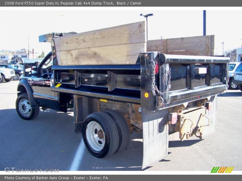 Black / Camel 2008 Ford F550 Super Duty XL Regular Cab 4x4 Dump Truck