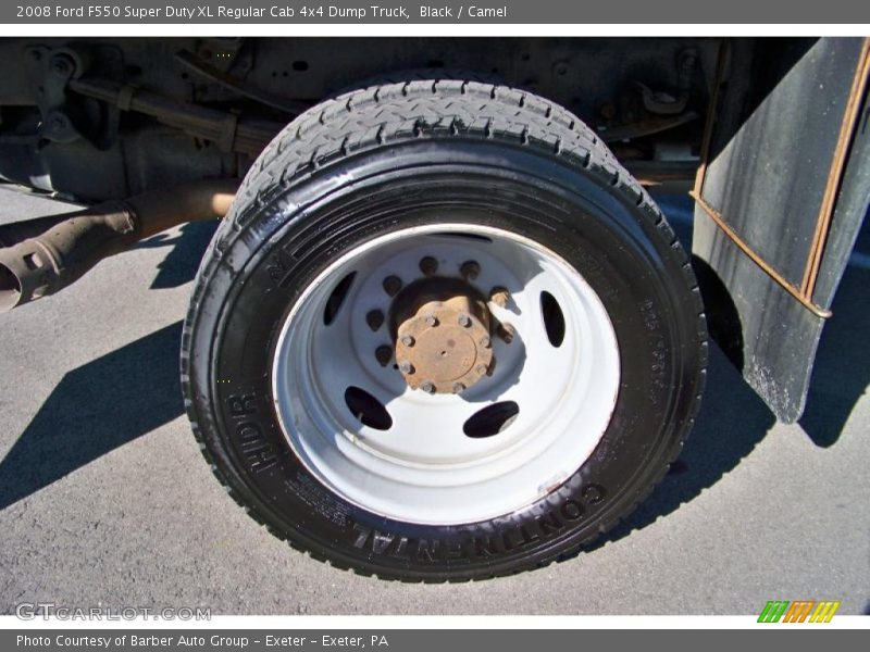 Black / Camel 2008 Ford F550 Super Duty XL Regular Cab 4x4 Dump Truck