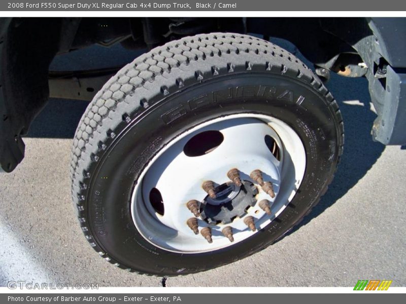 Black / Camel 2008 Ford F550 Super Duty XL Regular Cab 4x4 Dump Truck
