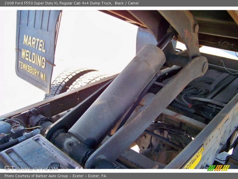 Black / Camel 2008 Ford F550 Super Duty XL Regular Cab 4x4 Dump Truck