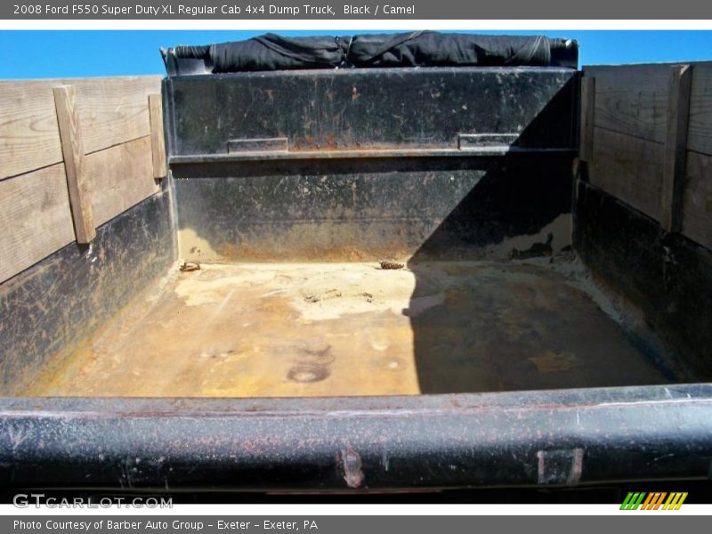 Black / Camel 2008 Ford F550 Super Duty XL Regular Cab 4x4 Dump Truck