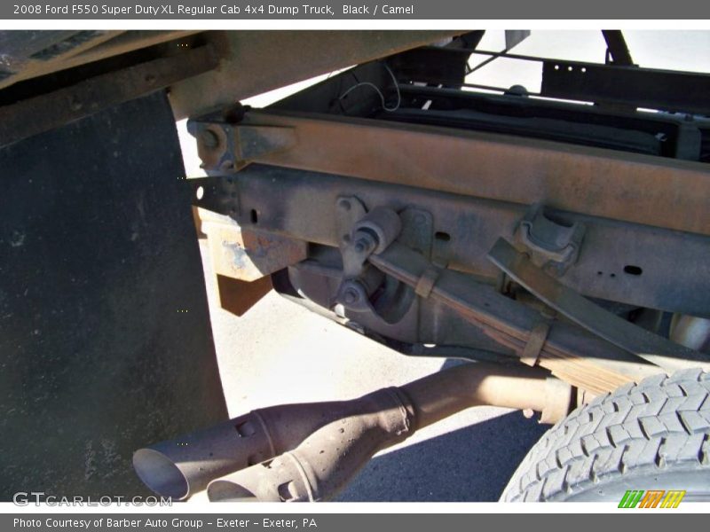 Black / Camel 2008 Ford F550 Super Duty XL Regular Cab 4x4 Dump Truck