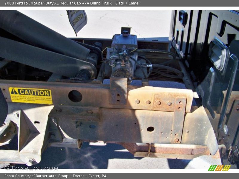 Black / Camel 2008 Ford F550 Super Duty XL Regular Cab 4x4 Dump Truck